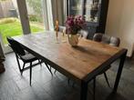 Eettafel Mangohout, Huis en Inrichting, Tafels | Eettafels, Ophalen, 50 tot 100 cm, Zo goed als nieuw, Vijf personen of meer