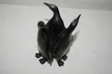 Pinguins/beeldje kinderen/kali beeld /Brons beschikbaar voor biedingen