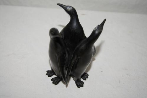 Pinguins/beeldje kinderen/kali beeld /Brons, Antiek en Kunst, Kunst | Beelden en Houtsnijwerken, Verzenden