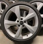 18” Originele Audi A3 S3 Rotor Velgen + Winterbanden, Auto-onderdelen, Banden en Velgen, 18 inch, Banden en Velgen, 225 mm, Winterbanden