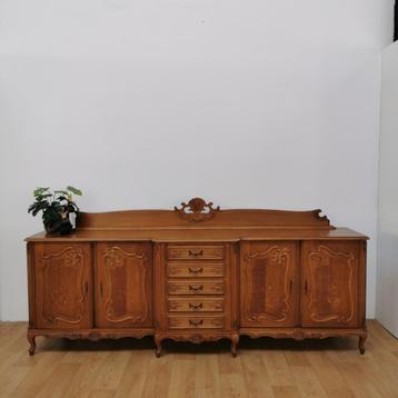 Grote Vintage Louis XV wandkast, buffetkast, dressoir  601 beschikbaar voor biedingen