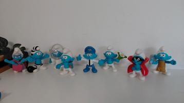 Smurfen poppetjes  beschikbaar voor biedingen