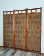 Antiek mahoniehouten kamerscherm roomdivider, Ophalen, Gebruikt