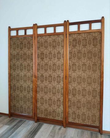 Antiek mahoniehouten kamerscherm roomdivider beschikbaar voor biedingen