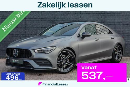 Mercedes CLA-klasse 180 AMG Line PANO MEMORY SFEERVERLICHTIN, Auto's, Mercedes-Benz, Bedrijf, Lease, Financial lease, CLA, ABS