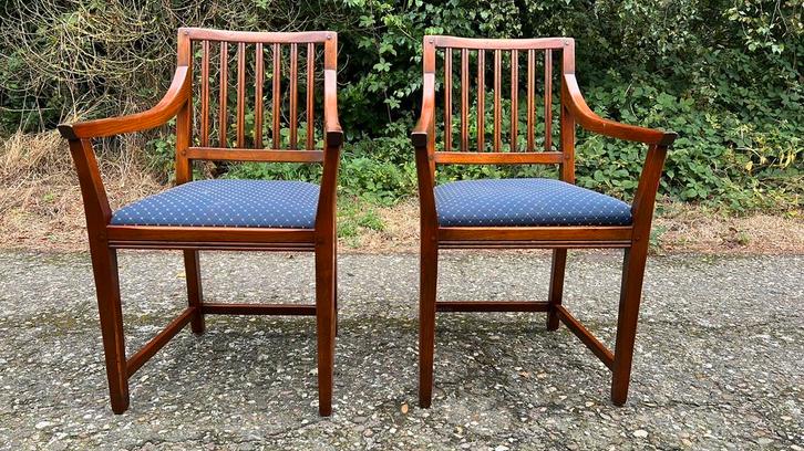 Schuitema jugendstil armstoelen, Antiek en Kunst, Antiek | Meubels | Stoelen en Banken, Ophalen