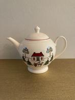 Theepot Wedgwood Windsor Christmas wit huis kerst, Huis en Inrichting, Keuken | Servies, Overige typen, Nieuw, Ophalen of Verzenden