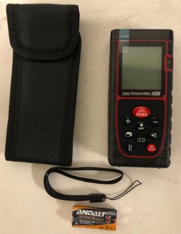 Afstandmeter digitaal 40mtr.  Nieuw beschikbaar voor biedingen