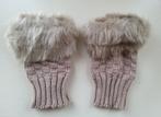 Nieuwe kaki vingerloze korte fake fur handschoenen, Kleding | Dames, Mutsen, Sjaals en Handschoenen, Ophalen of Verzenden, Nieuw