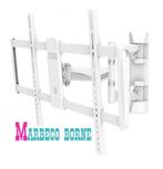 TV muurbeugel volledig beweegbaar 42 - 70" Alumi, staal wit, Nedis, Nieuw, Info@marbeco.nl, Ophalen of Verzenden
