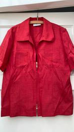 Vrolijke rode blouse goudkleurigerrits Franken Walder, 42, Ophalen of Verzenden, Zo goed als nieuw, Maat 42/44 (L), Rood
