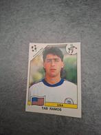 Panini sticker WK 90 Italia. Speler Tab Ramos USA., Hobby en Vrije tijd, Verzenden, Zo goed als nieuw, Sticker