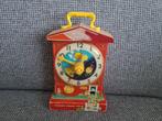 Vintage Fisher Price klok muziekdoos clock/music box 1962 1, Kinderen en Baby's, Speelgoed | Fisher-Price, Overige typen, Met geluid