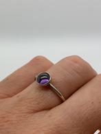 W58 Pandora zilveren ring amethist maat 17,5, Ophalen of Verzenden, X, Met edelsteen, Dame
