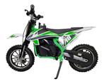 ELEKTRISCHE KINDER CROSSMOTOR 36 VOLT 500 WATT GROEN, Ophalen, Nieuw