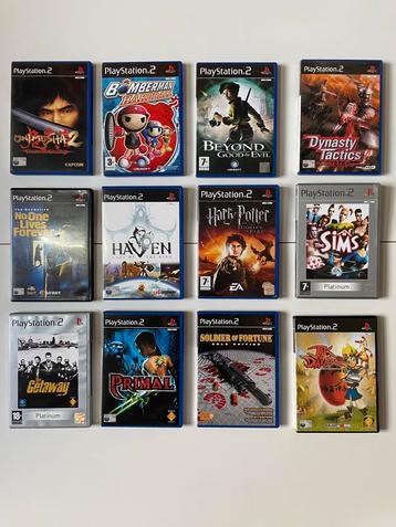 Lotje van 12 PS2 games beschikbaar voor biedingen