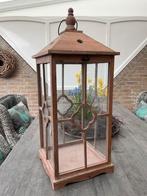Lantaarn xxl, hout/glas., Ophalen, Zo goed als nieuw, Hout, 50 tot 75 cm
