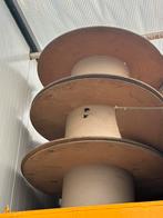 5 houten slang of kabel haspels ca 100 cm bij ca 41,5 cm, Ophalen, Zo goed als nieuw, Overige typen