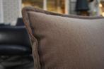 Luxe fauteuil Blizzard Jess Design metaal & stof bruin, Metaal, Zo goed als nieuw, 50 tot 75 cm, Ophalen