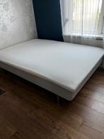 Boxspring met topper, Ophalen, Gebruikt, Tweepersoons, 140 cm