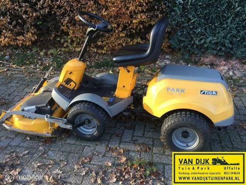 Stiga Park Compact Zitmaaier 15,5 pk 95 cm breed, Tuin en Terras, Zitmaaiers, Gebruikt, Elektrische starter, Mulchfunctie, Ophalen of Verzenden