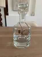 Glazen karaf met whiskey hanger, Antiek en Kunst, Antiek | Glas en Kristal, Ophalen of Verzenden