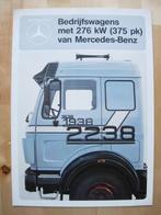 Mercedes 1638 1938 2238 2638 Brochure 1981 – 375PK, Ophalen, Mercedes, Zo goed als nieuw, Mercedes-Benz