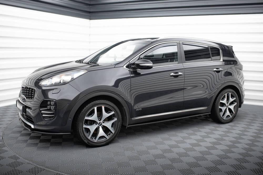 Voorlip spoiler sideskirt achterlip Kia Sportage GT-line 15+