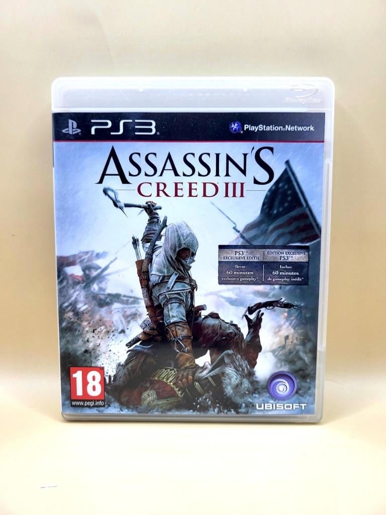 Assassin's Creed III 3 - PlayStation 3 - PS3, Avontuur en Actie, Vanaf 18 jaar, 1 speler, Sony support