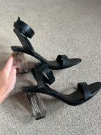 Zwarte blokhakken met transparante hak nieuw, Ophalen of Verzenden, Nieuw, Zwart