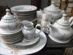 Vintage Bavaria Scherzer servies met bruine bloemen, Huis en Inrichting, Keuken | Servies, Ophalen, Gebruikt, Overige typen, Overige stijlen
