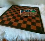 Prachtig houten compleet dambord plus stenen, Huis en Inrichting, Ophalen of Verzenden, Rechthoek