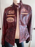 Mooie nieuwe echte leer motorjack in maat 2XL valt als 40, Motoren, Kleding | Motorkleding, Jas | leer, Nieuw zonder kaartje, Dames