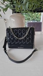 Orginele Karel lagerfeld tas zwart leer, Sieraden, Tassen en Uiterlijk, Tassen | Damestassen, Ophalen of Verzenden, Nieuw, Zwart