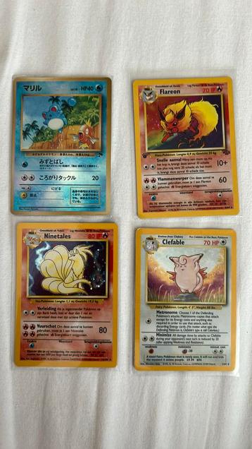 4 Pokemon kaarten beschikbaar voor biedingen