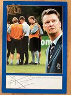 Kaart met orgineke handtekening Louis van Gaal, Verzamelen, Ophalen of Verzenden, Zo goed als nieuw, Buitenlandse clubs, Spelerskaart