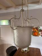 2 grote Hanglampen, Ophalen, Zo goed als nieuw, Glas