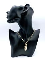 Zilveren jasseronketting met zilveren kan hanger, 63 cm., Verzenden, Zilver, Hanger