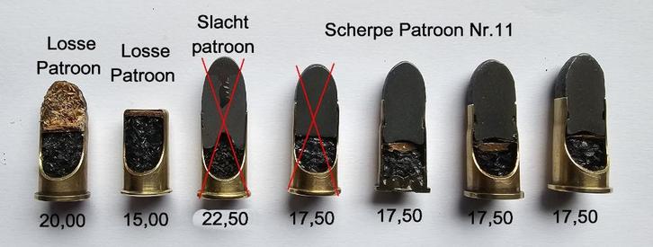 9,4mm Hembrug Revolver DOORSNEDEN, Verzamelen, Militaria | Tweede Wereldoorlog, Landmacht, Hulzen of Bodemvondsten, Nederland