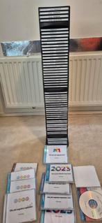 Cd rek voor 50 cd's. Inclusief ruim 60 cd's, Ophalen of Verzenden, Gebruikt