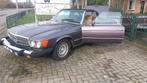 Mercedes SL-Klasse 3.5 350 SL 1971 paars met, Automaat, Achterwielaandrijving, Cabriolet, 1650 kg