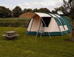 Hypercamp fashion gold groen/creme ruim 4 pers, Caravans en Kamperen, Tenten, Gebruikt, Tot en met 5