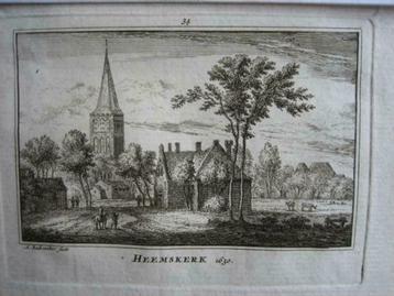 034 / Heemskerk   Kopergravure 18e Eeuw beschikbaar voor biedingen