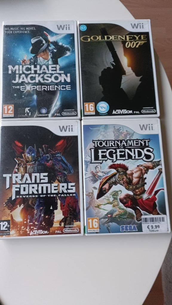 Set van 4 Wii-spellen, Spelcomputers en Games, Games | Nintendo Wii, Gebruikt, 1 speler, Vanaf 3 jaar, Ophalen of Verzenden