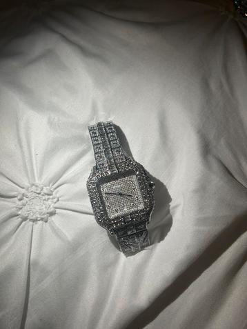 Iced out cartier watch 3stuks!! beschikbaar voor biedingen