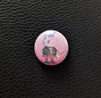 Punk Peppa Pig Varken - 25 mm Button/Speld/Pin - Roze, Verzamelen, Poppetjes en Figuurtjes, Ophalen of Verzenden, Nieuw