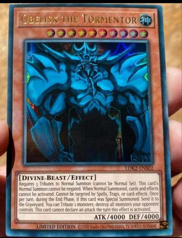 Yu-Gi-Oh! Obelisk the Tormentor LDK2 Limited Ed M/NM ! beschikbaar voor biedingen