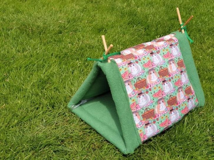Handgemaakte TENT voor je cavia of dwergkonijn NIEUW, Dieren en Toebehoren, Knaagdieren en Konijnen | Toebehoren, Nieuw, Overige typen