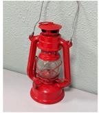 Antieke antiek rood rode stormlamp olielantaarn olielamp, Ophalen of Verzenden