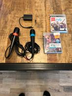 PS3 Singstar Set + Spellen, Muziek, Gebruikt, 2 spelers, Eén computer